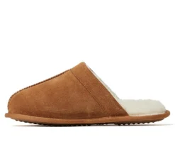 Dearfoams Kirk Suede Scuff Slippers