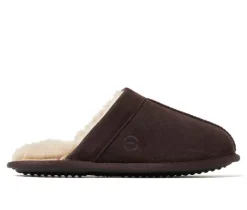 Dearfoams Kirk Suede Scuff Slippers