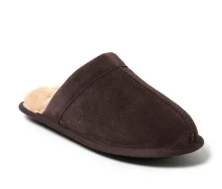 Dearfoams Kirk Suede Scuff Slippers