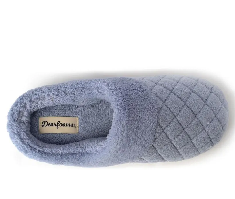 Dearfoams Libby Quilted Terry Clog Slippers
