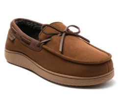 Dearfoams Pierce Microsuede Moc Slippers