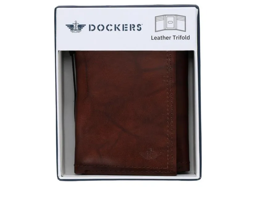 Dockers Accessories Leather RFID x-cap Trifold