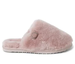 Fireside by Dearfoams Women's Shelly Beach Shearling Scuff Slippers