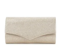 Four Seasons Handbags Glitter Envelope Clutch