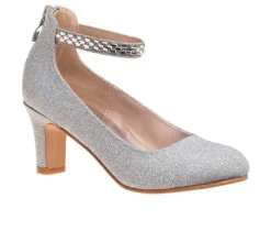 Girls' Badgley Mischka Little Kid & Big Kid Virginia Glittery Dress Shoes