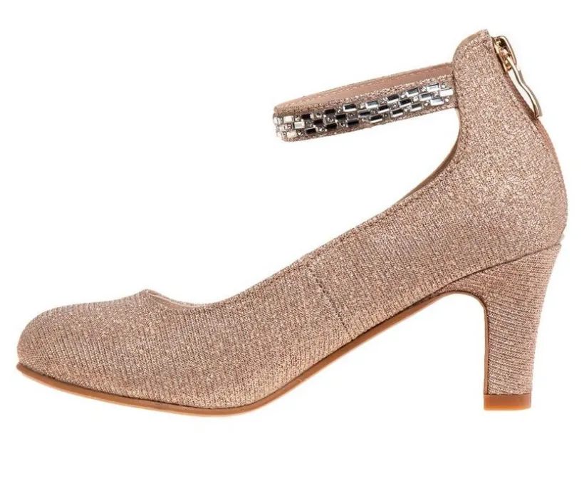 Girls' Badgley Mischka Little Kid & Big Kid Virginia Glittery Dress Shoes