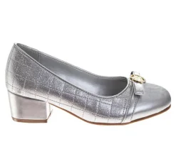 Girls' Badgley Mischka Little Kid & Big Kid Sparkle Bow Dress Sandals