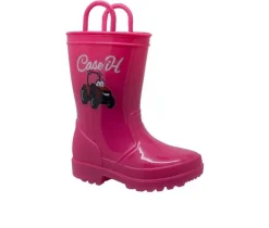 Girls' Case IH Little Kid PVC Light-Up Rain Boots