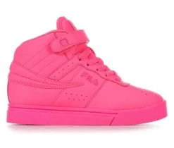 Girls' Fila Little Kid & Big Kid Vulc 13 Knockout High-Top Sneakers