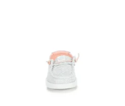 Girls' HEYDUDE Infant & Toddler Wendy Iridescent Star Casual Shoes