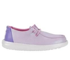 Girls' HEYDUDE Little Kid & Big Kid Wendy Iridescent Sparkle Casual Shoes