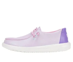 Girls' HEYDUDE Little Kid & Big Kid Wendy Iridescent Sparkle Casual Shoes