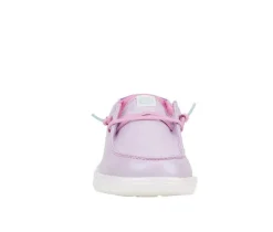 Girls' HEYDUDE Little Kid & Big Kid Wendy Iridescent Sparkle Casual Shoes