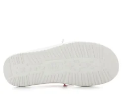 Girls' HEYDUDE Little Kid & Big Kid Wendy Y Watercolor Hearts Casual Shoes