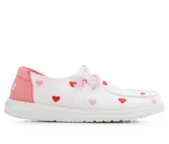 Girls' HEYDUDE Wendy Embroidered Hearts