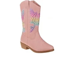 Girls' Kensie Girl Little Kid & Big Kid Rhinestone Zip-Up Cowboy Boots