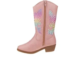 Girls' Kensie Girl Little Kid & Big Kid Rhinestone Zip-Up Cowboy Boots