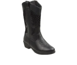 Girls' Kensie Girl Toddler Rhinestone Zip-Up Cowboy Boots