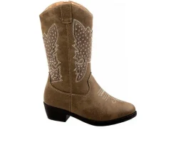 Girls' Kensie Girl Toddler Rhinestone Zip-Up Cowboy Boots