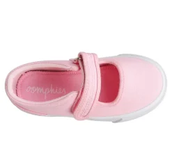 Girls' Oomphies Toddler & Little Kid Jamie Canvas Mary Jane Sneakers