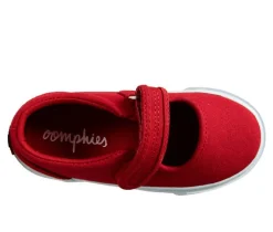 Girls' Oomphies Toddler & Little Kid Jamie Canvas Mary Jane Sneakers