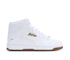 Girls' Puma Big Kid Rebound Layup Bling High Top Sneakers