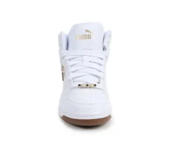 Girls' Puma Big Kid Rebound Layup Bling High Top Sneakers
