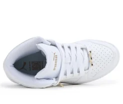 Girls' Puma Big Kid Rebound Layup Bling High Top Sneakers