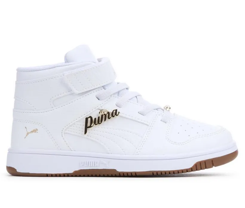 Girls' Puma Little Kid Rebound Layup Bling Sneakers