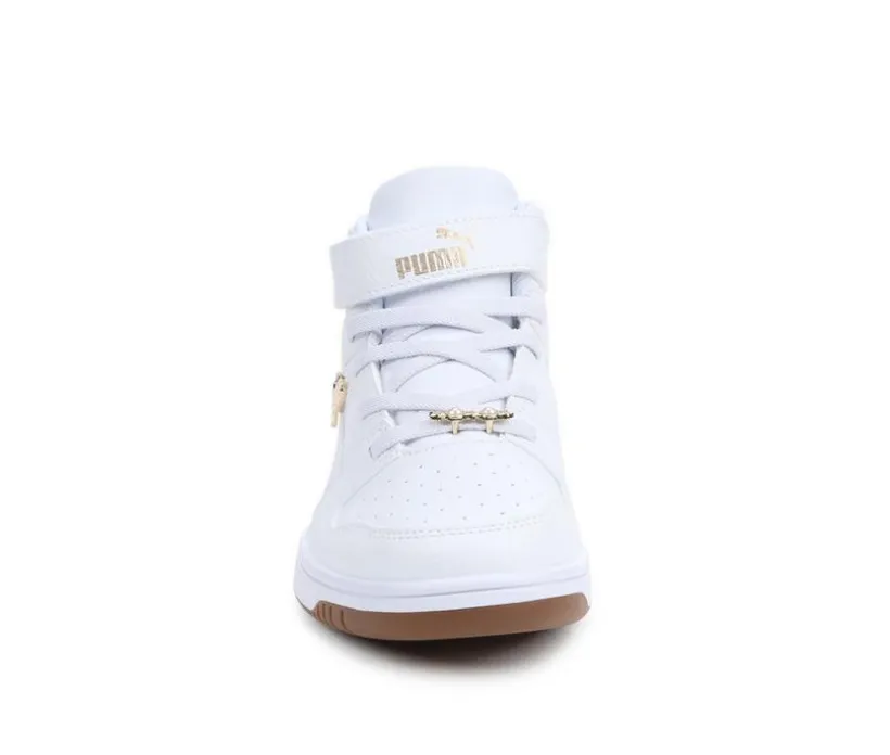 Girls' Puma Little Kid Rebound Layup Bling Sneakers