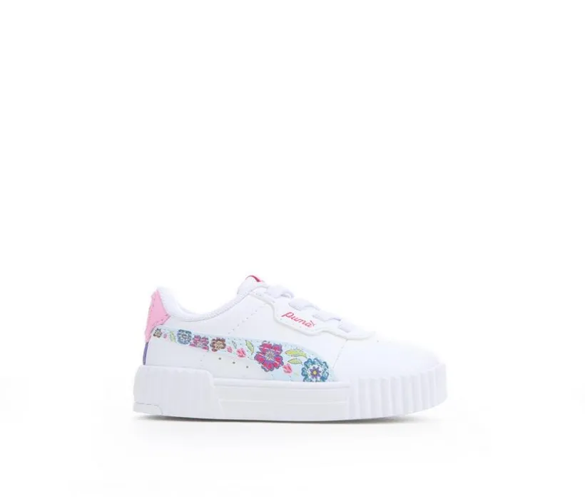 Girls' Puma Toddler Carina 3.0 Flower Sneakers