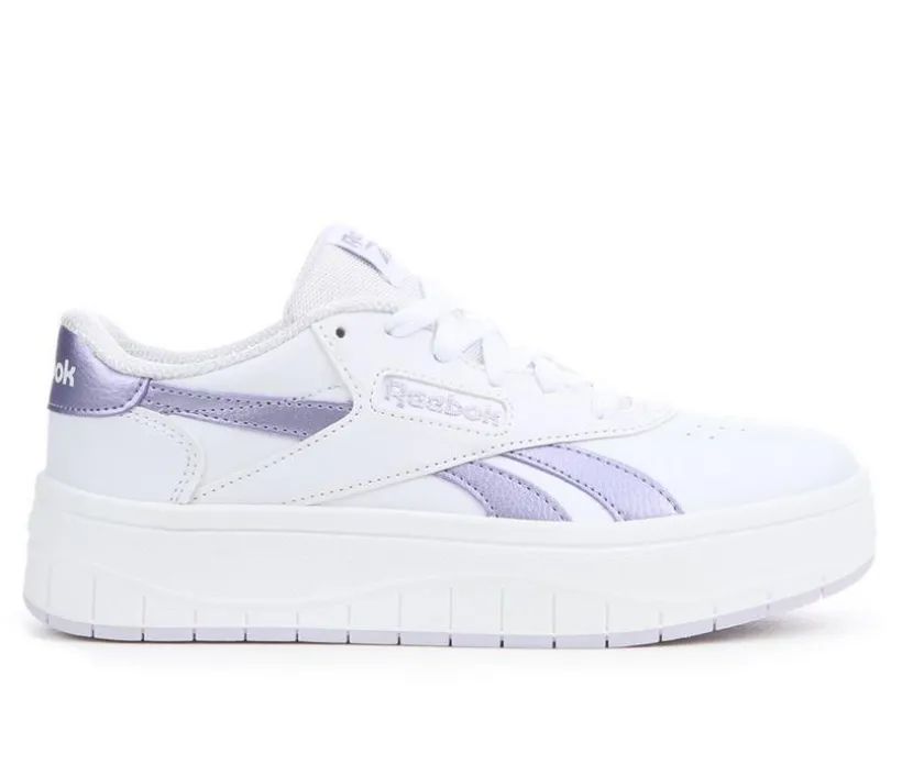 Girls' Reebok Big Kid Court Advance Surge Platform Sneakers