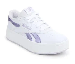 Girls' Reebok Big Kid Court Advance Surge Platform Sneakers