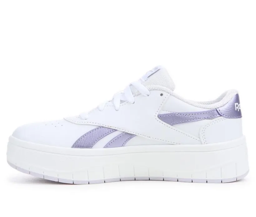 Girls' Reebok Big Kid Court Advance Surge Platform Sneakers