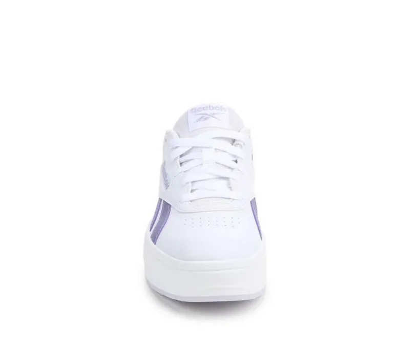 Girls' Reebok Big Kid Court Advance Surge Platform Sneakers