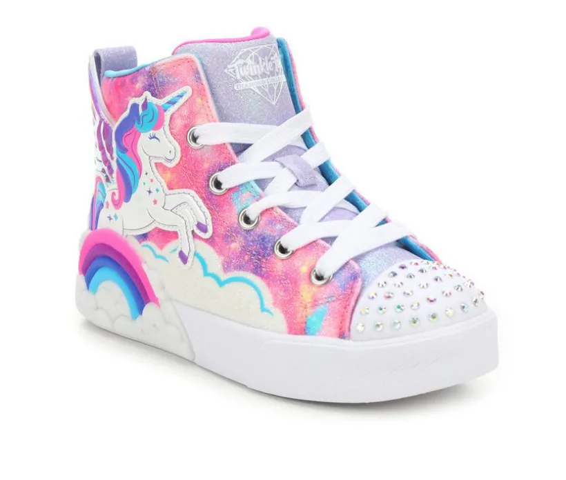 Girls' Skechers Little Kid Twinkle Magic Unicorn Light-Up Sneakers