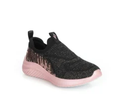 Girls' Skechers Little Kid & Big Kid Ultra Flex 3 Sequin Casual Sneakers