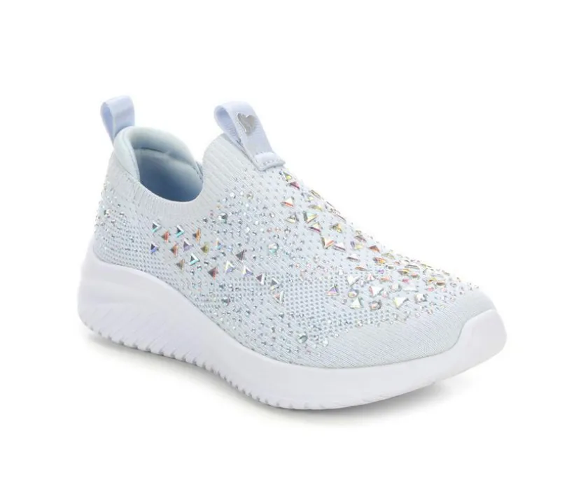 Girls' Skechers Little Kid & Big Kid Ultra Flex 3.0 Sparkle Show Slip-on Shoes