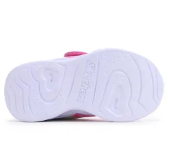 Girls' Skechers Toddler Heart Lights Lovely Light-Up Shoes