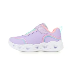 Girls' Skechers Toddler Heart Lights Lovely Light-Up Shoes