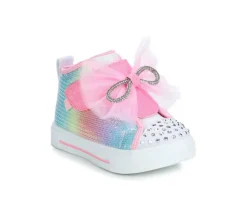 Girls' Skechers Toddler Twinkle Sparks Ombre Bow Sneakers