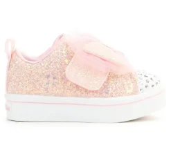Girls' Skechers Toddler Twinkle Lites 2.0 Bow Light-Up Sneakers
