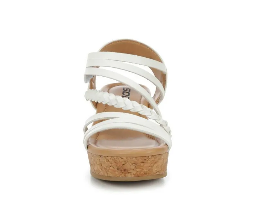 Girls' Soda Little Kid & Big Kid Whitney Wedge Sandals