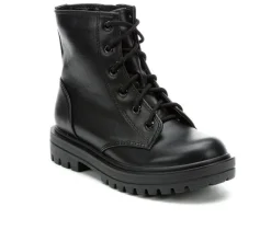 Girls' Unr8ed Little Kid & Big Kid Firm Combat Boots