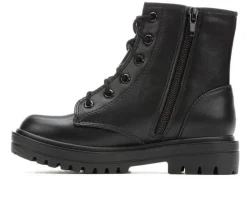 Girls' Unr8ed Little Kid & Big Kid Firm Combat Boots