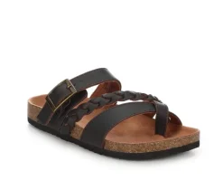 Girls' White Mountain Little Kid & Big Kid Gramma Footbed Sandals