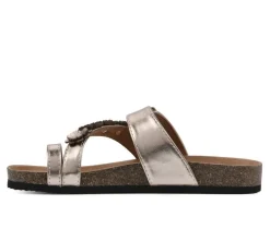 Girls' White Mountain Little Kid & Big Kid Graffito Footbed Sandals