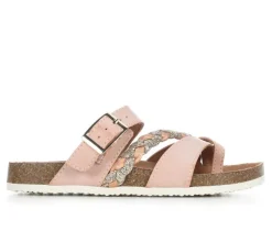 Girls' White Mountain Little Kid & Big Kid Gramma Footbed Sandals