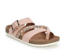 Girls' White Mountain Little Kid & Big Kid Gramma Footbed Sandals