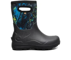 Kids' Bogs Footwear Little Kid & Big Kid Seamless Acid Camo Rain Boots